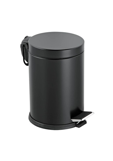 5 Lt Pedallı Çöp Kovası Siyah