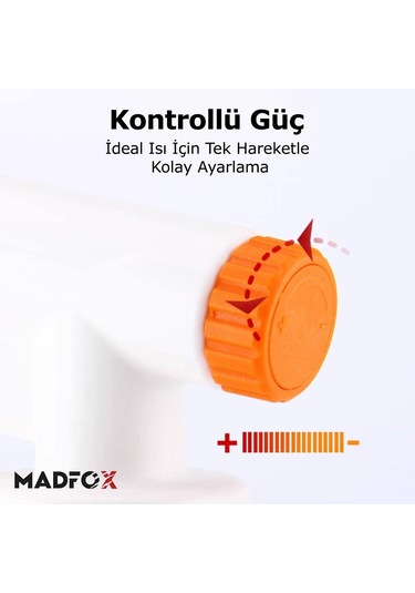 Madfox Magma 360 Çakmaklı Pürmüz Beyaz