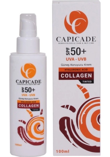 Capicade Collagen Tinted Güneş Koruyucu Krem Spf 50+ 100 ML