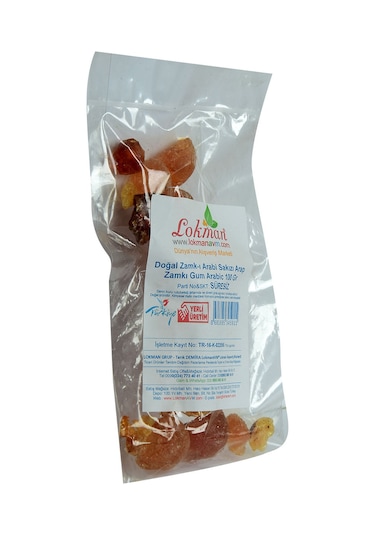 Lokman Doğal Zamkı Arabi Sakızı Arap Zamkı 100 G