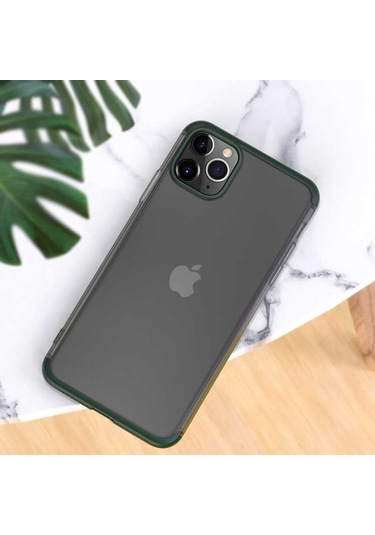 Apple Uyumlu iPhone 11 Pro Max Kılıf Zore Nili Kapak Mavi