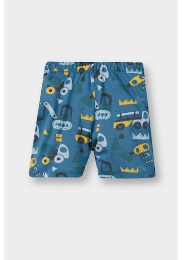 Defacto Erkek Bebek 4lü Pijama Takımı Araç Baskılı Kısa Kollu Penye Üst Şort E1192a525hsbe440 Mavi Defacto Erkek Bebek 4lü Pijama Takımı Araç Baskılı Kısa Kollu Penye Üst Şort E1192a525hsbe440 Mavi