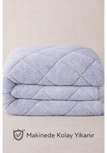 Welsoft Lüx Yorgan Tek Kişilik 155 X 215 Cm Gri
