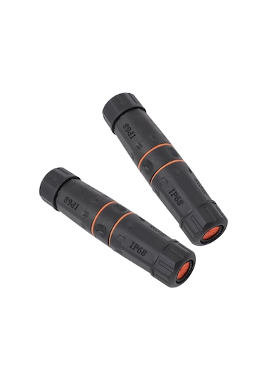 Fosenze Ip68 Su Ve Toz Dayanıklı Cat6a Rj45 Feme-feme Ethernet Koppleri, Dış Mekan İçin 2 Adet M23 Port, 250mhz, Cat5/cat5e/cat6 Uyumlu