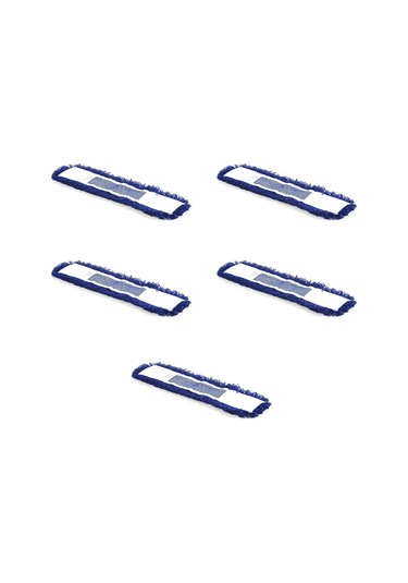 Orlon Nemli Palet Tablet Toz Toplama Statik Mop Takımı Seti - 40 Cm. 5 Moplu 1 Takım