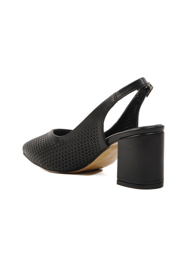 Siyah Kadın Abiye Ayakkabı Pc-54727 Z Siyah