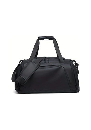 Sandwich Kolay Taşıma Motion003 Siyah Kapasiteli Spor Çantası Oxford Dayanıklı Ayarlanabilir Askılı Seyahat Çantası Siyah