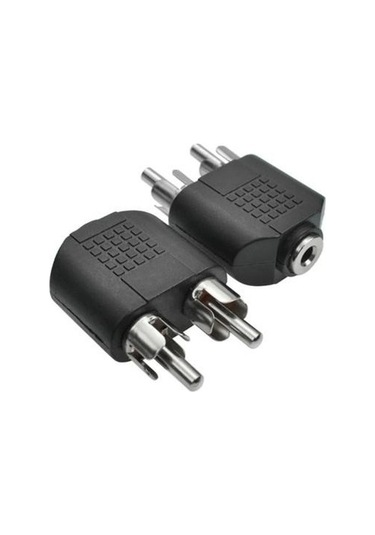 Dişi 3.5 Mm Stereo Erkek 2 Rca 2x Erkek Rca Dişi Stereo Jack