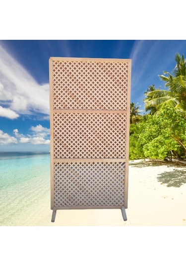 ahşap paravan seperatör 100*190