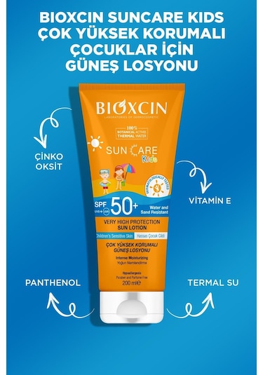 Bioxcin Suncare Kids Losyon SPF50+ 2 x 200 ML
