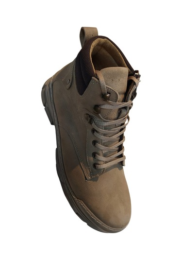 M.p. 232-4254 Mr Erkek Kum Nubuk Deri Fermuarlı Bot-kum