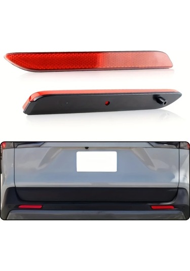 Dashanshop Rly010-nr Arka Tampon Reflektör Işık Kırmızı Kapak 2 Adet Toyota Rav4 Camry Sienna