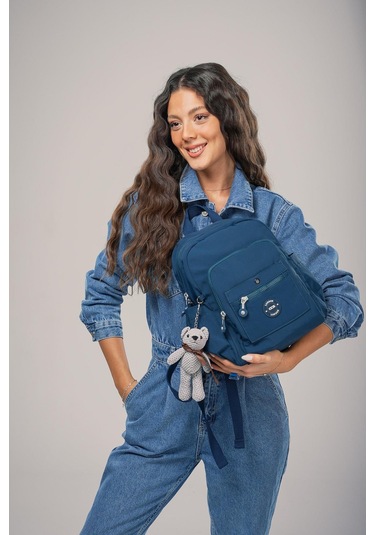 Ççs Kadın 17952 Sırt Çantası Lacivert