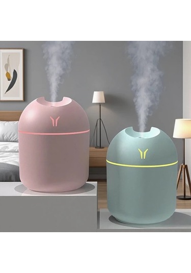 Dashanshop Ultra Sessiz Mavi Usb Nemlendirici Gece Lambası Taşınabilir Yatak Araç Ofis