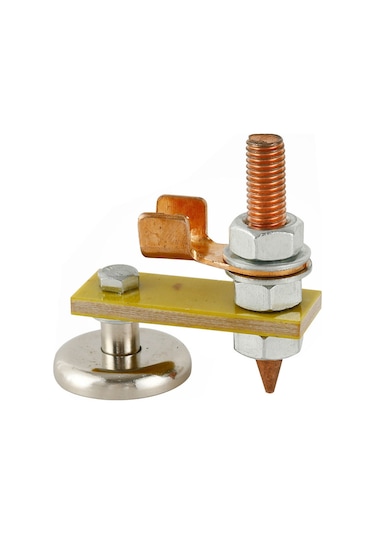 Ranyeek Otomatik Tamir Magnetik Toprak Klembi, Bakır Elektrot, 3kg Çekim Gücü, Araç Tamiri İçin Sabitlenmiş Demir Blok