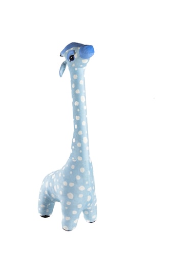 Oyuncak Zürafa Pelüş Sevimli Şaşkın Zürafa Turkuaz Dev Boy 100 Cm