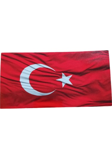 Türk Bayrağı Oto Sticker Küçük Kırmızı Beyaz 16x8cm