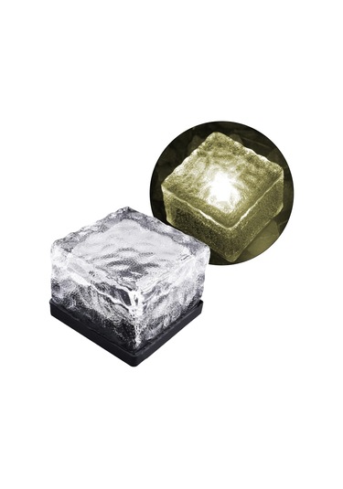 Solar Ledli Günışığı Tuğla Görünümlü Bahçe Dekorasyon Aydınlatma 3731