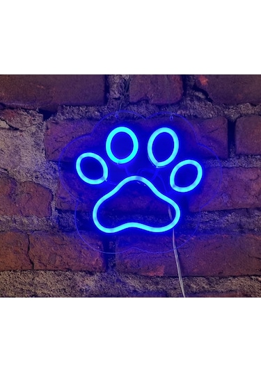 Pati İzi Neon Led Duvar Aydınlatması