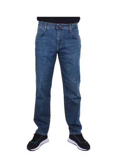 Twister Vegas 132-310 Mavi Yüksek Bel Rahat Paça Erkek Jeans Pantolon Mavi