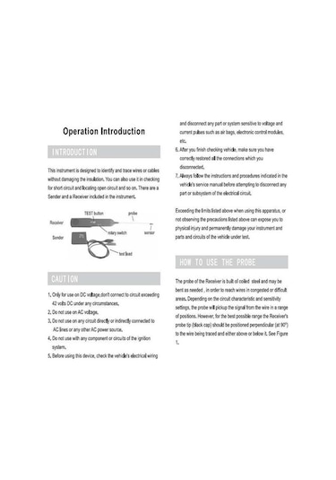 Pazly Em415pro Otomotiv Test Cihazı Kablo Teli Kısa Devre Tespit Aleti