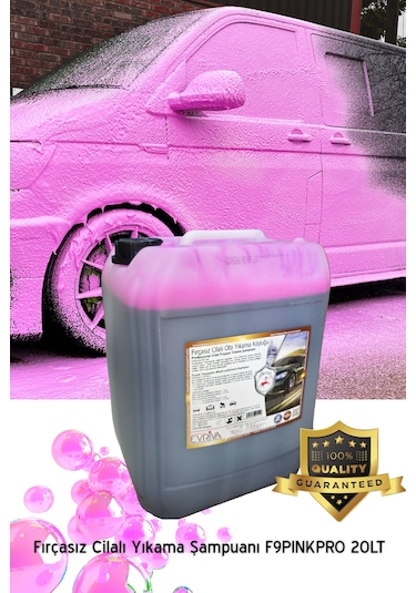 Abrias Fırçasız Cilalı Yıkama Pemve Köpük Ve Şampuanı Pınkpro 20l