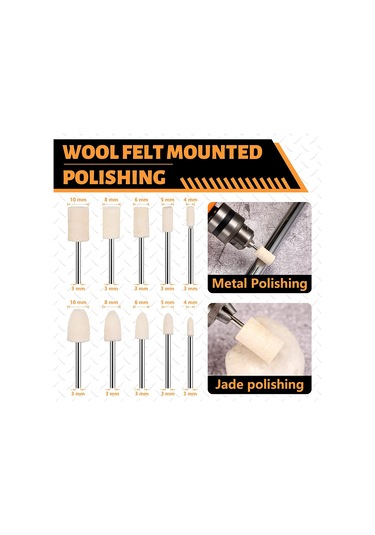 Ximistore9 58 Parça Mini Polisaj Seti - Saat Ve Takılar İçin Yüksek Performanslı Parlatma Aleti