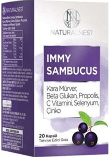 Natural Nest Naturalnest Immy Sambucus 20 Kapsül