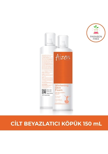Aizen Cosmetics Cilt Beyazlatıcı Köpük 150 ML