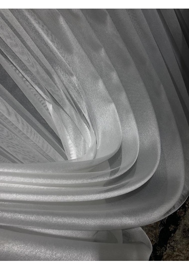 Tül Perde Ayder Desen D018414,802 Düz Armür Ekru