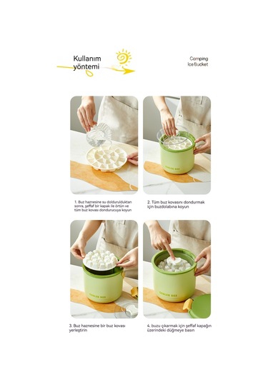 Jian Fan Buzızgarasısoğuk Kovaya Bastın Mı Sarı