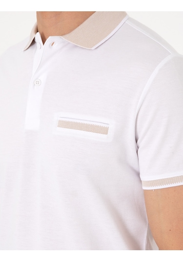 Pierre Cardin Erkek Beyaz Tişört 50307562-vr013 Beyaz