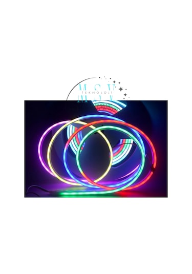 12v 5 Metre 6x12 Mm 120 Ledli Amimasyonlu Sese Duyarlı Rgb Pixel Neon Led Set Ir Kumanda Ve Bluetoot