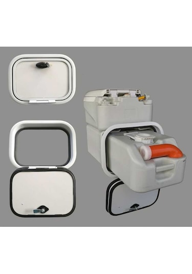 Porvaletti Kasetli Tuvalet İçin Servis Kapağı - Büyük