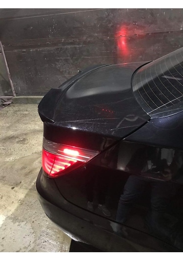 BMW E60 M4 Spoiler, Eski 5.20 2004 2011, Parlak Siyah Boyalı