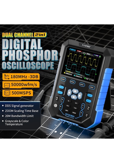 Fnirsi Dpox180h 2 Kanal 180mhz El Tipi Fosfor Dijital Osiloskop V