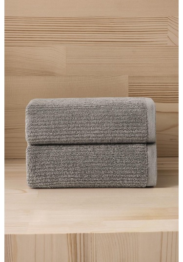Pana 404 - Yeni Trend, 50x90cm. 2ad. Premium Havlu Seti Antrasit