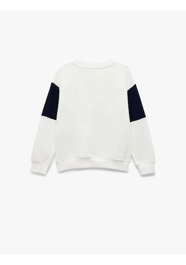 Koton Lisanslı Yale Beyaz Erkek Çocuk Sweatshirt 6wkb10027tk BEYAZ