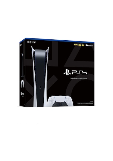 Sony Playstation 5 PS5 825 GB Digital Edition Oyun Konsolu + 2 Dualsense Kol (İthalatçı Garantili)