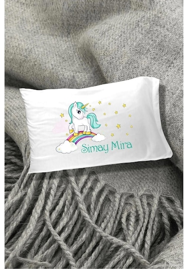 Unicorn Dreams Pamuklu 30x45 cm Yastık Kılıfı