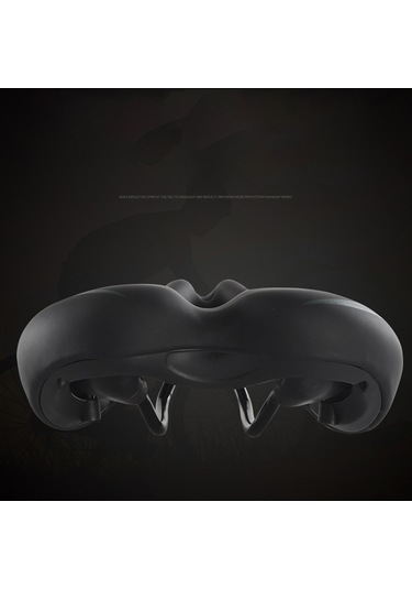 Su Geçirmez Pu Deri Bisiklet Selesi Hollow Bisiklet Minderi Darbeye Dayanıklı Bisiklet Koltuğu Kapağı