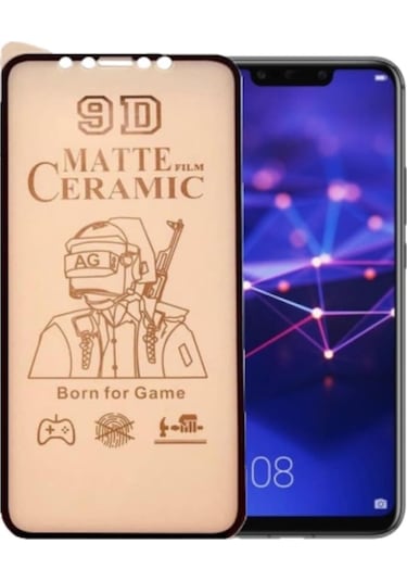 Huawei Mate 20 Lite Ekran Koruyucu 9D Mat Seramik Nano Tam Kaplar