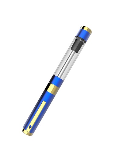 Diplomat Nexus Demo Mavi-altın Dolma Kalem - M Uç D40551015 Altın