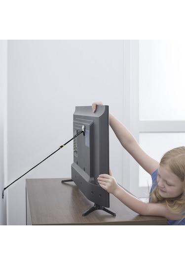 Portakal Safety Tv Dolap Eşya Sabitleyici Deprem Güvenliği Siyah