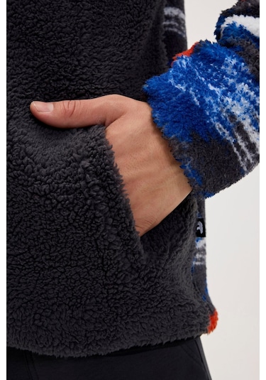 Vernon Asfalt Erkek Full-zip Polar Sweatshirt Asfalt