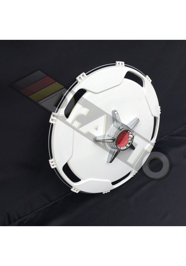 22.5 İnç Düz Model Kırmızı Fırfırlı Jant Kapağı 4'lü Takım