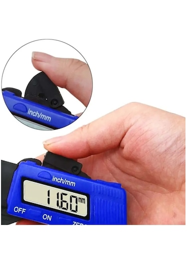 Mini Boy Hassas Dijital Kumpas 1.5cm 15 Mm Kalınlık Ölçer
