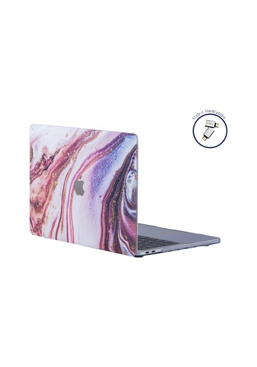 Macbook Pro Kılıf 13 İnç M1-m2, Glitter Type-c'li Model A2338 A2289 A2251 A1706-08 A1989 A2159 İle Uyumlu Karışık