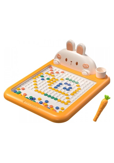 Tineke Manyetik Kodlama Oyuncağı Çizim Tahtasında Boncuk Havuç