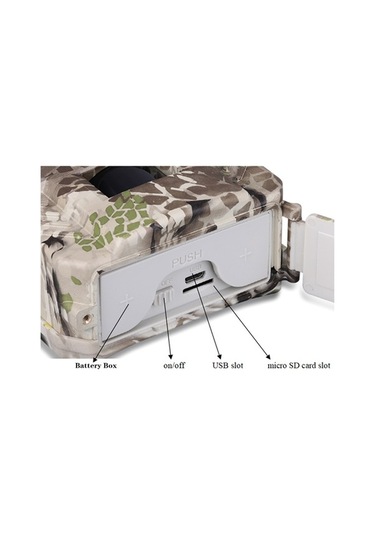 Pazly Pr-200 Av Kamerası: 12mp, 1080p Gece Görüşlü, Ip56 Su Geçirmez, 110 Derece Açılı, 15m Menzilli, Pil İle Çalışan, 112 Karakter Kamuflajlı Kamuflaj